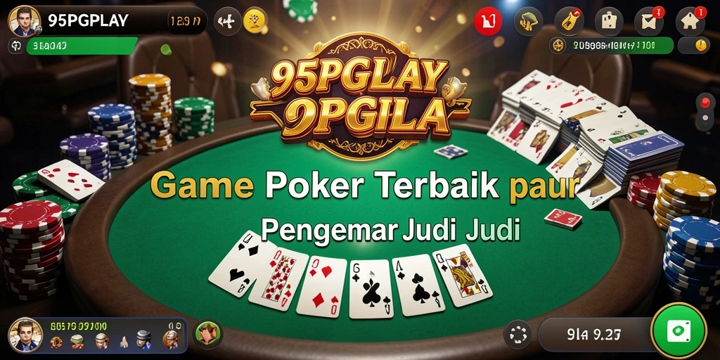 Tampilan gameplay Poker yang menarik di 95PGPLAY.