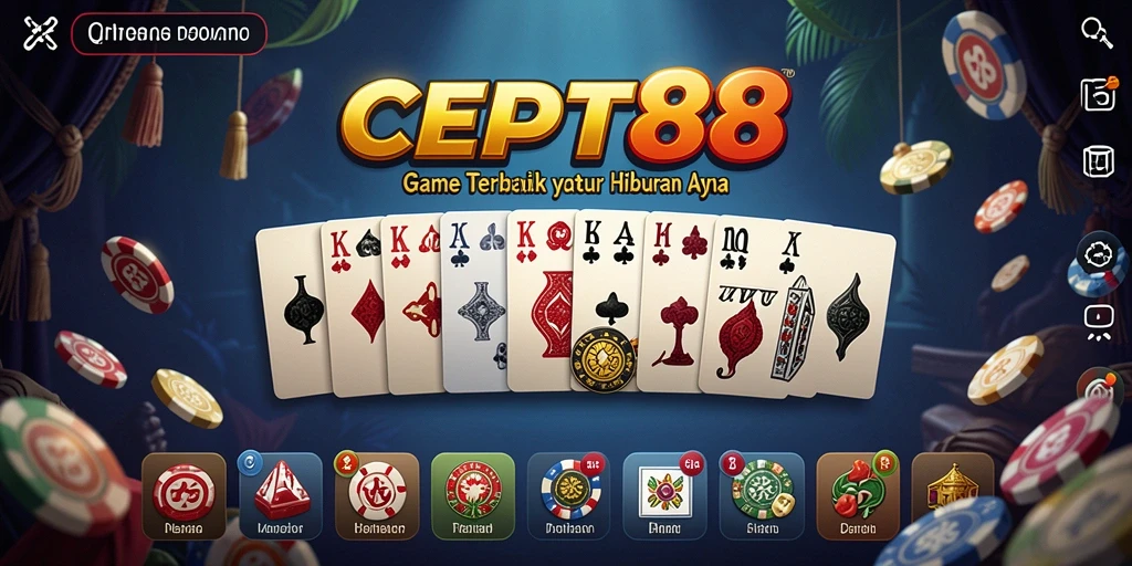 Tampilan gameplay seru di aplikasi CEPAT88 untuk permainan Domino.