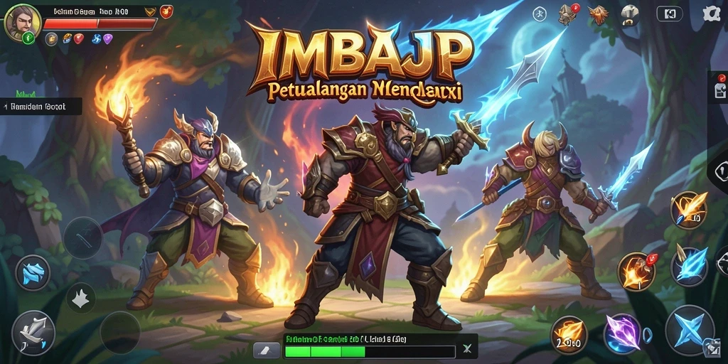 Screenshot menampilkan aksi mendebarkan dalam gameplay ARPG.