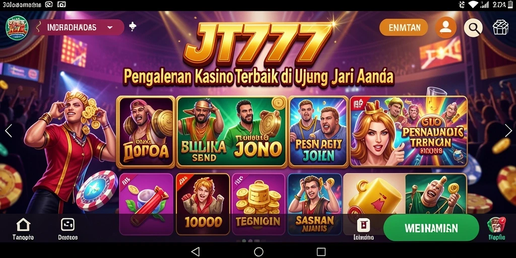 Screenshot JT777 menampilkan gameplay Kasino yang seru dan mengasyikkan.
