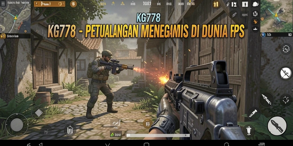 Tampilan gameplay mendebarkan di dunia FPS yang dinamis.