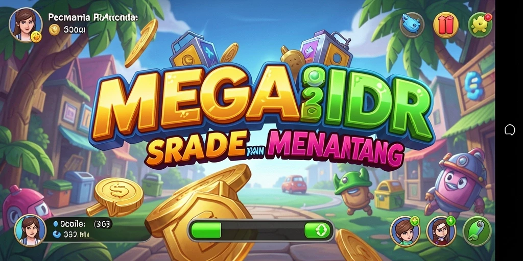 Tampilan seru dari MEGAIDR saat gameplay intens.