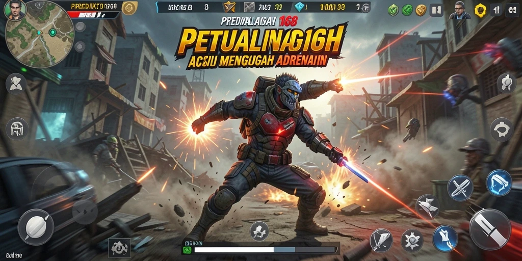 Screenshot gameplay aksi mendebarkan PREDIKSI168.