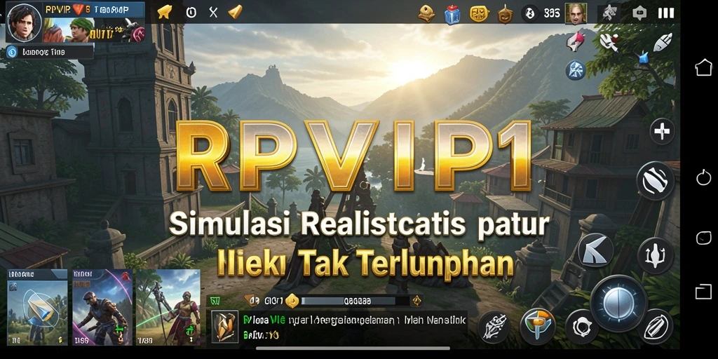 Screenshot gameplay RPVIP1 yang menggambarkan interaksi dan tantangan menarik.