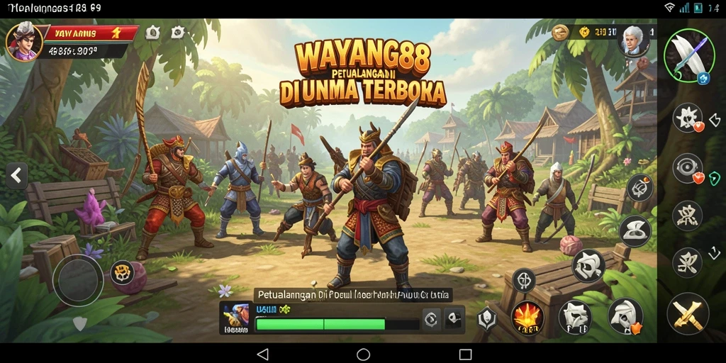 Screenshot WAYANG88 menampilkan gameplay Open World yang mendalam.